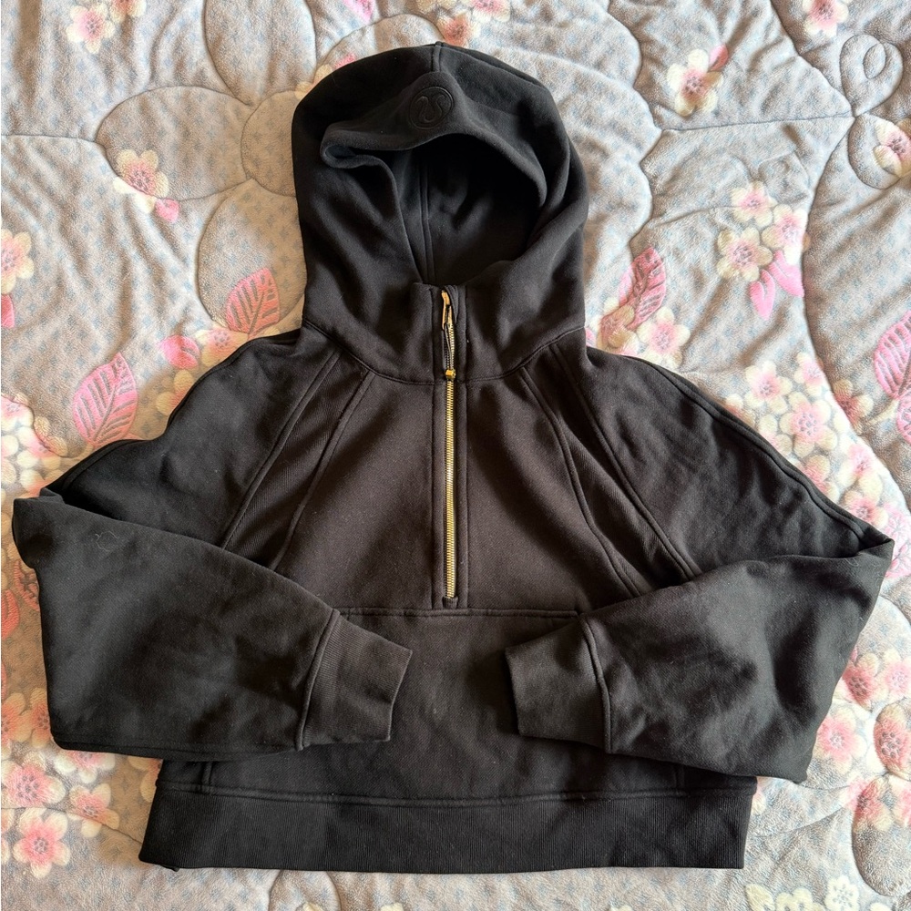 lululemon athletica black scuba, like new, XS/S